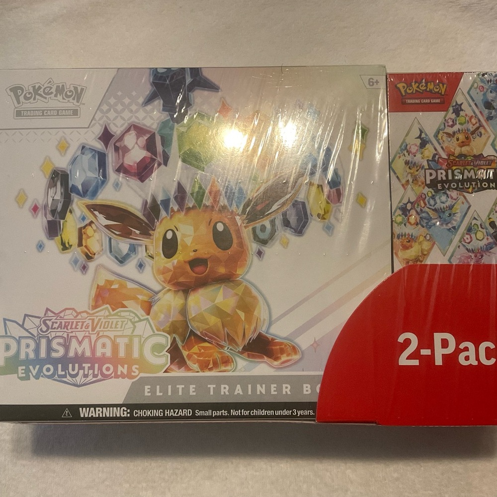 Pokémon Scarlet and Violet Prismatic Evolutions Pokémon Elite Trainer Box